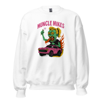 Muncle Mikes Hot Rod and Rat Rod Shirt Mayhem! Monster Rods! (014) Unisex Sweatshirt product mockup