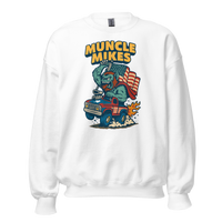 Muncle Mikes Hot Rod and Rat Rod Shirt Mayhem! Monster Rods! (018) Unisex Sweatshirt product mockup