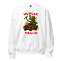 Muncle Mikes Hot Rod and Rat Rod Shirt Mayhem! Monster Rods! (021) Unisex Sweatshirt product mockup
