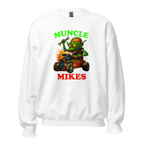 Muncle Mikes Hot Rod and Rat Rod Shirt Mayhem! Monster Rods! (023) Unisex Sweatshirt product mockup