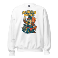 Muncle Mikes Hot Rod and Rat Rod Shirt Mayhem! Monster Rods! (027) Unisex Sweatshirt product mockup