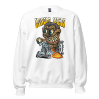 Muncle Mikes Hot Rod Monster Heavyweight T-Shirt – Black Unisex Sweatshirt product mockup