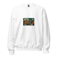 Remote Work Unisex Sweatshirt product mockup