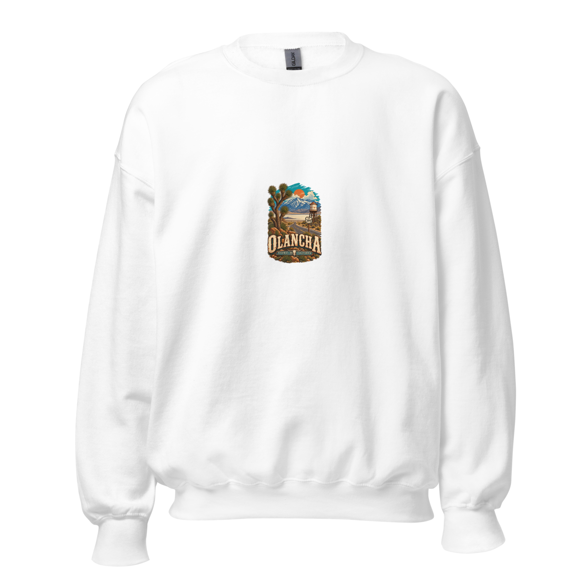 Olancha California Unisex Sweatshirt product mockup