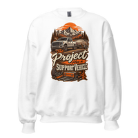 Project Support Vehicle Unisex Sweatshirt product mockup