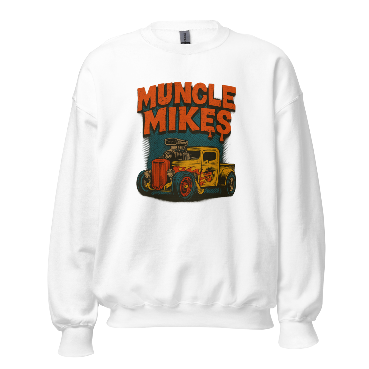 Rat Rod Truck 001 Oversized Sweatshirt — Muncle Mikes Unisex Sweatshirt product mockup