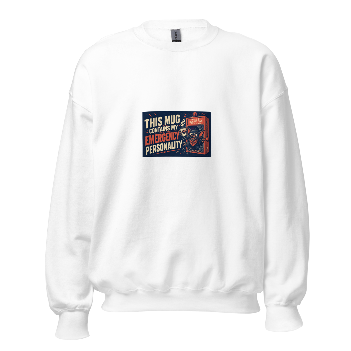Retro Monster Unisex Sweatshirt product mockup
