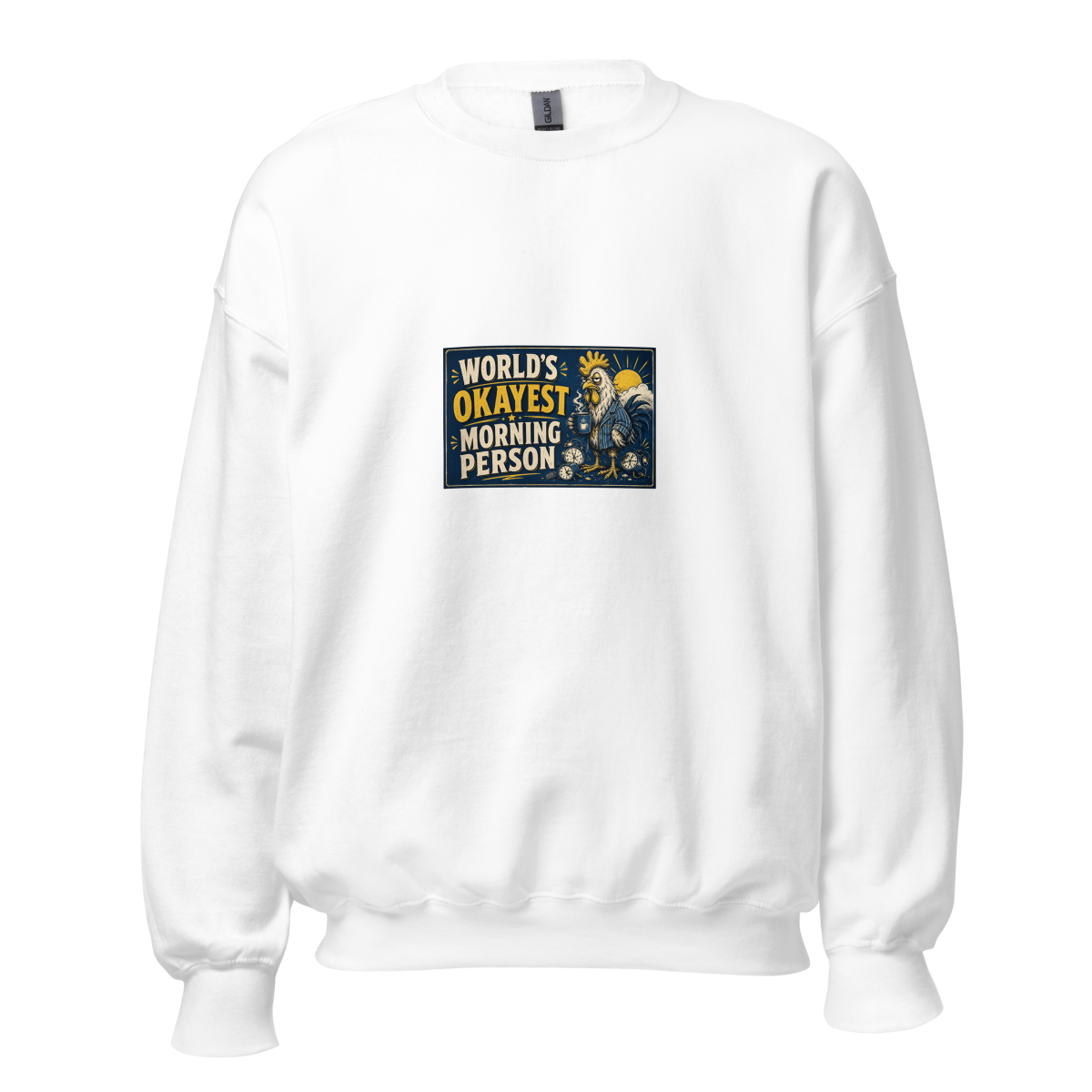 Rooster Sunrise Unisex Sweatshirt product mockup