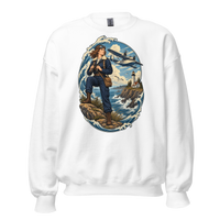 Seaplane Aviator and Lighthouse Unisex Sweatshirt product mockup