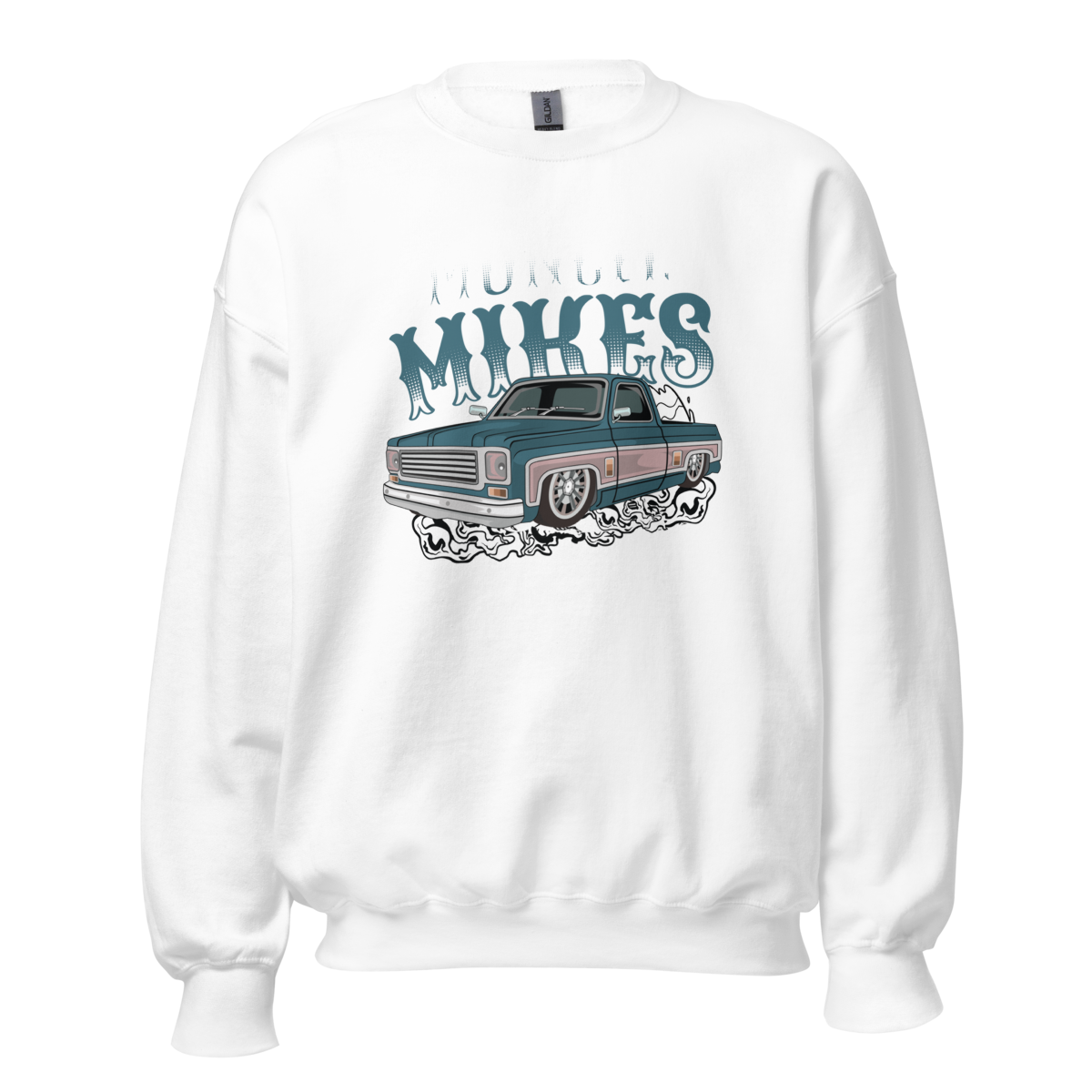 Smoking Hot Rod Chevy Silverado Pick up Unisex Sweatshirt product mockup
