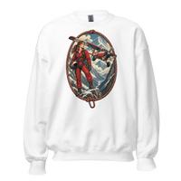 Vintage Aviation Pin-Up T-Shirt – Edition 07 Unisex Sweatshirt product mockup