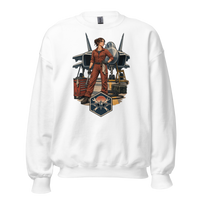 Vintage Aviation Pin-Up T-Shirt – Edition 28 Unisex Sweatshirt product mockup