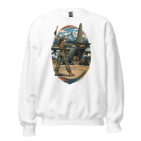 Vintage Aviation Pin-Up T-Shirt – Edition 21 Unisex Sweatshirt product mockup