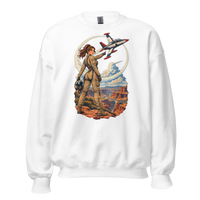 Vintage Aviation Pin-Up T-Shirt – Edition 26 Unisex Sweatshirt product mockup