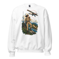 Vintage Aviation Pin-Up T-Shirt – Edition 29 Unisex Sweatshirt product mockup