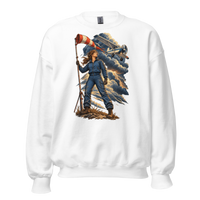 Vintage Aviation Pin-Up T-Shirt – Edition 32 Unisex Sweatshirt product mockup