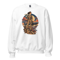 Vintage Aviation Pin-Up T-Shirt – Edition 40 Unisex Sweatshirt product mockup