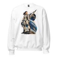 Vintage Aviation Pin-Up T-Shirt – Edition 41 Unisex Sweatshirt product mockup