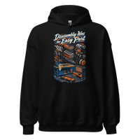 Disassembly Is the Easy Part Unisex Hoodie product mockup