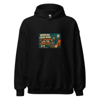 Remote Work Unisex Hoodie product mockup