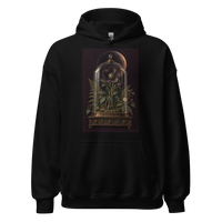 Eclipse Hellebore Gothic Botanical Poster – Dark Academia Wall Art Unisex Hoodie product mockup