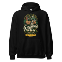 Grandpa's Garage Quality Control T-Shirt – Mechanic Gift Unisex Hoodie product mockup