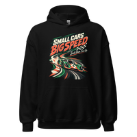 Small Cars Big Speed Unisex Hoodie product mockup