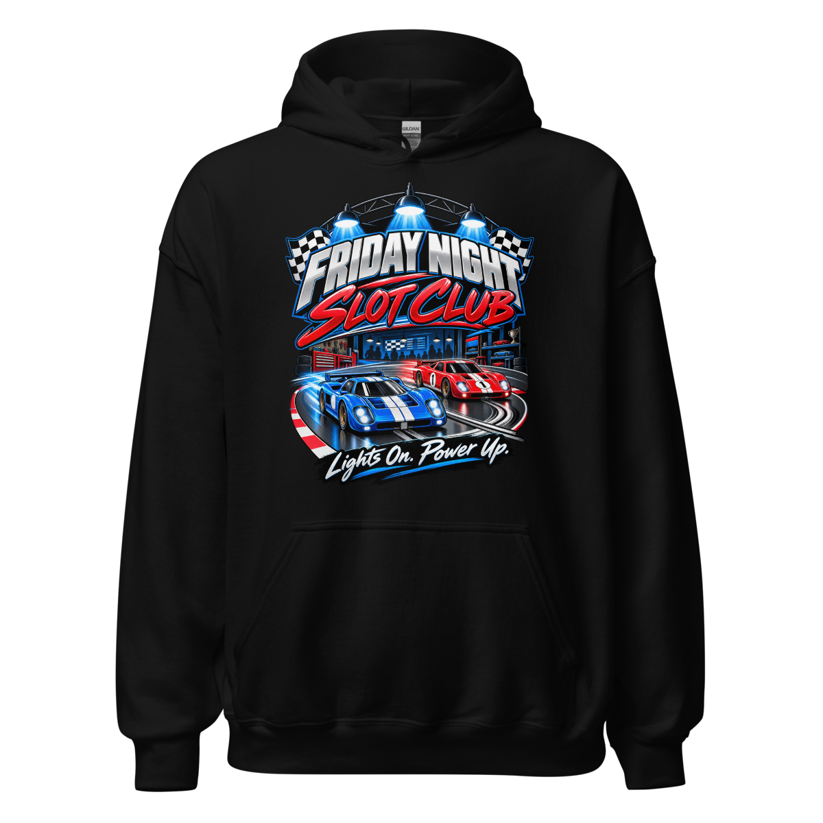 Friday Night Slot Club Unisex Hoodie product mockup