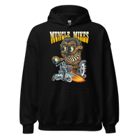 Muncle Mikes Hot Rod Monster Heavyweight T-Shirt – Black Unisex Hoodie product mockup