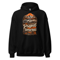 Project Support Vehicle Unisex Hoodie product mockup