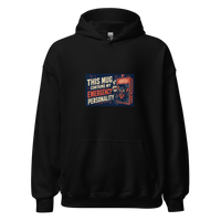 Retro Monster Unisex Hoodie product mockup 4