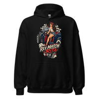Rev Match Rita Hot Rod Unisex Hoodie product mockup 4