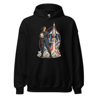 Vintage Aviation Pin-Up T-Shirt – Edition 10 Unisex Hoodie product mockup 4