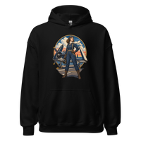 Vintage Aviation Pin-Up T-Shirt – Edition 11 Unisex Hoodie product mockup 4