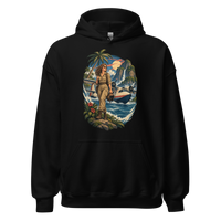 Vintage Aviation Pin-Up T-Shirt – Edition 12 Unisex Hoodie product mockup 4
