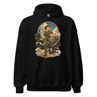 Vintage Aviation Pin-Up T-Shirt – Edition 16 Unisex Hoodie product mockup 4