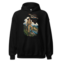 Vintage Aviation Pin-Up T-Shirt – Edition 29 Unisex Hoodie product mockup 4