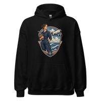 Vintage Aviation Pin-Up T-Shirt – Edition 39 Unisex Hoodie product mockup 4