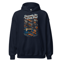 Disassembly Is the Easy Part Unisex Hoodie product mockup 2