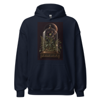 Eclipse Hellebore Gothic Botanical Poster – Dark Academia Wall Art Unisex Hoodie product mockup 2