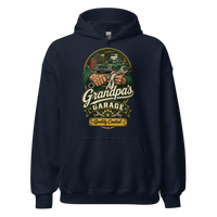 Grandpa's Garage Quality Control T-Shirt – Mechanic Gift Unisex Hoodie product mockup 2