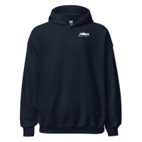 Hot Rod Pin Up Girl Unisex Hoodie product mockup 2
