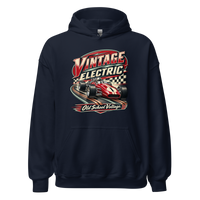 Vintage Electric Unisex Hoodie product mockup 2