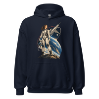 Vintage Aviation Pin-Up T-Shirt – Edition 41 Unisex Hoodie product mockup 2