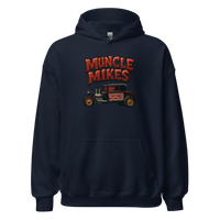 Muncle Mikes Hot Rod and Rat Rod Shirt Mayhem! 553 Unisex Hoodie product mockup 2