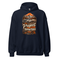 Project Support Vehicle Unisex Hoodie product mockup 2