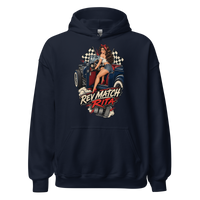 Rev Match Rita Hot Rod Unisex Hoodie product mockup 3