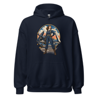 Vintage Aviation Pin-Up T-Shirt – Edition 11 Unisex Hoodie product mockup 3