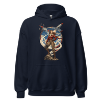 Vintage Aviation Pin-Up T-Shirt – Edition 13 Unisex Hoodie product mockup 3