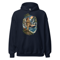 Vintage Aviation Pin-Up T-Shirt – Edition 12 Unisex Hoodie product mockup 3